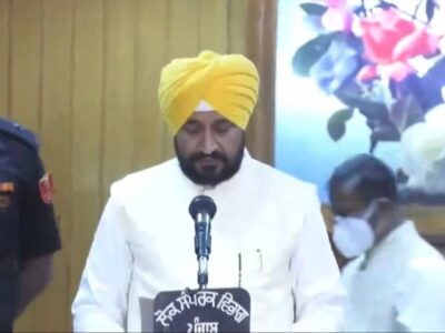 Charanjit Singh Channi takes oath as Punjab Chief Minister, two deputies sworn in
