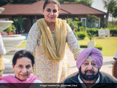 Amarinder Singh’s Wife, A Congress MP, Campaigns For Him