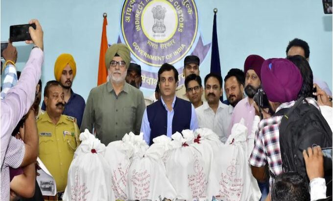 This is what Rs 700 crore heroin looks like. Imported from Afghanistan, seized in Punjab