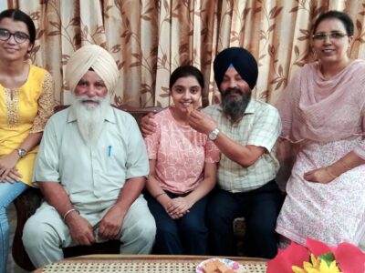 Amritsar girl Samreen Kaur bags 2nd position in Punjab in PSEB Class XII results