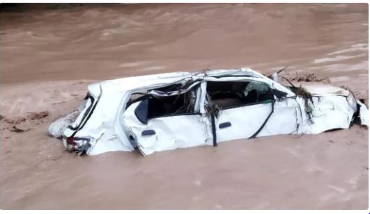 Three missing as car washes away near Nayagaon