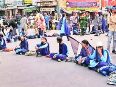 After protest, pvt teachers hired for govt school, MLA says will pay salary from own pocket